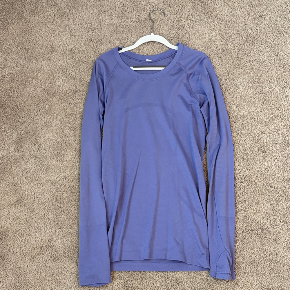 lululemon athletica Purple Long Sleeve Top